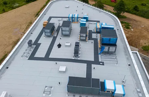 Commercial Flat Roof Installation