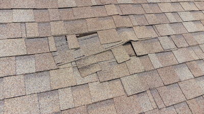 Roof Repair From Storm Damage To Roofing Shingles